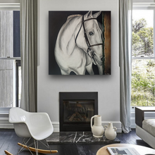 Load image into Gallery viewer, Acrylic Painting "White Horse"
